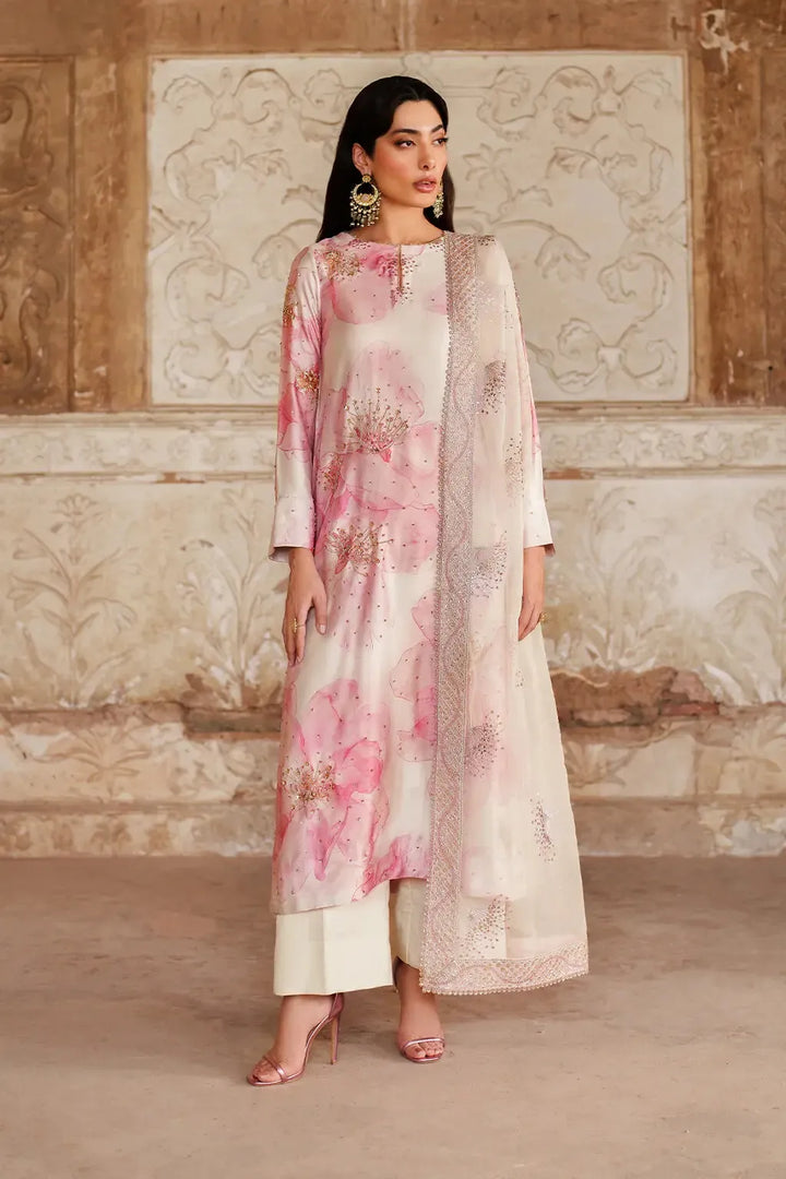 Iznik Silk Suit-Pink-Silk-Aarasta