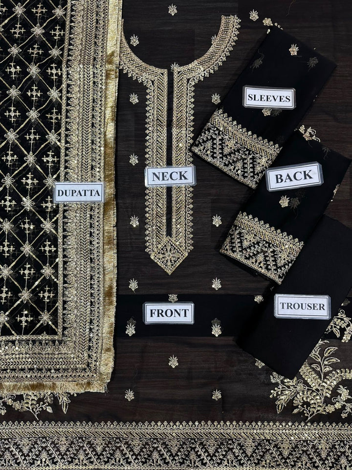 Kanwal Malik Chiffon Suit-Aarasta