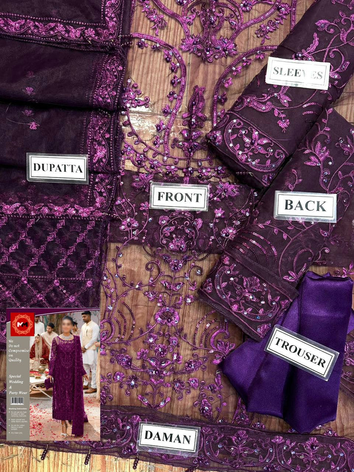 Kanwal Malik Organza Suit-Aarasta