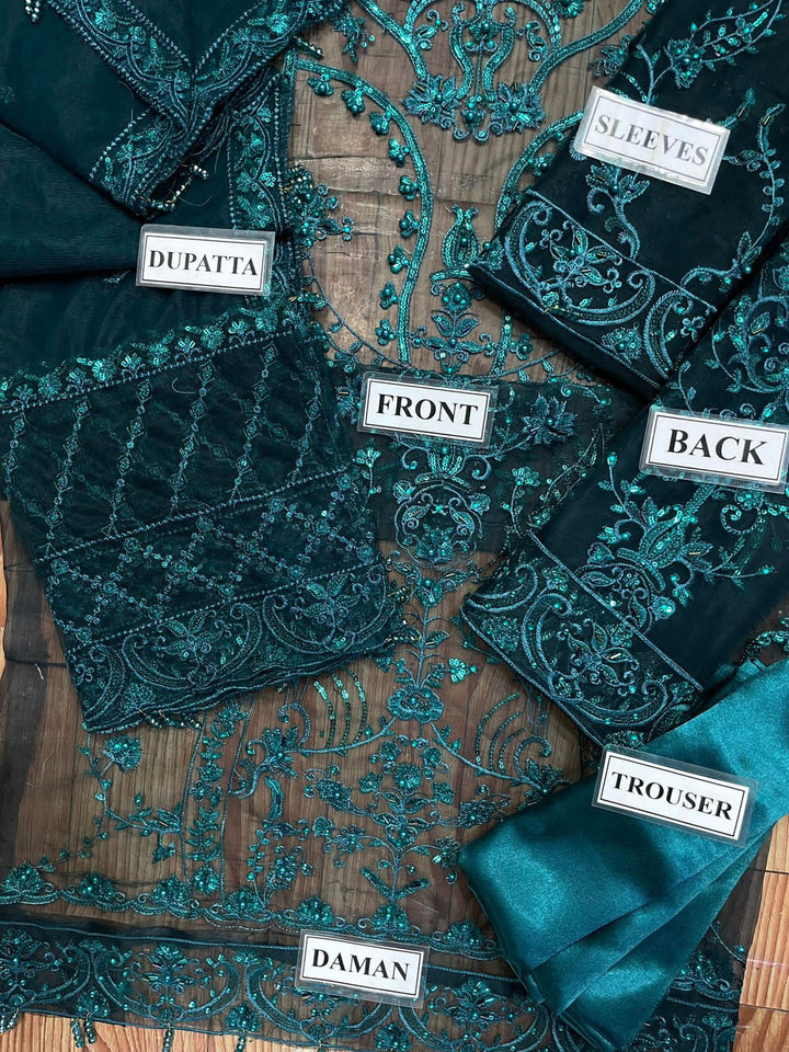 Kanwal Malik Organza Suit-Aarasta