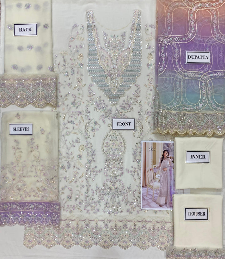 Kanwal Malik Chiffon Suit-Aarasta