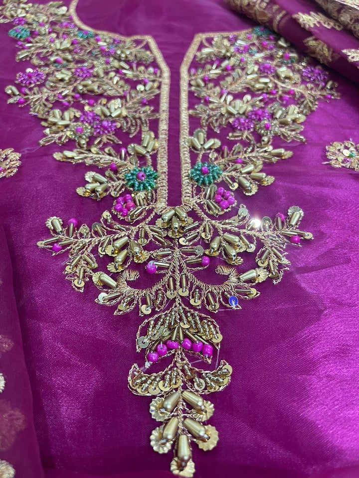 Kanwal Malik Organza Suit-Aarasta