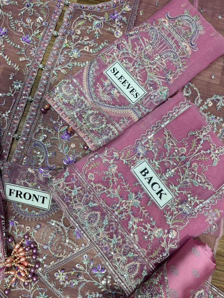 Kanwal Malik Organza Suit-Aarasta