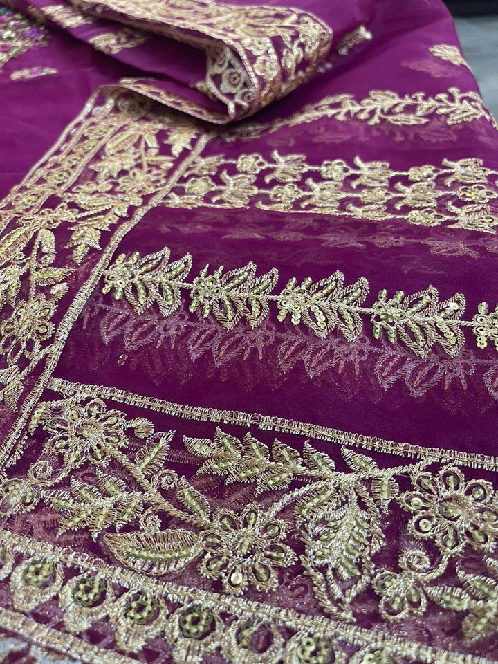 Kanwal Malik Organza Suit-Aarasta