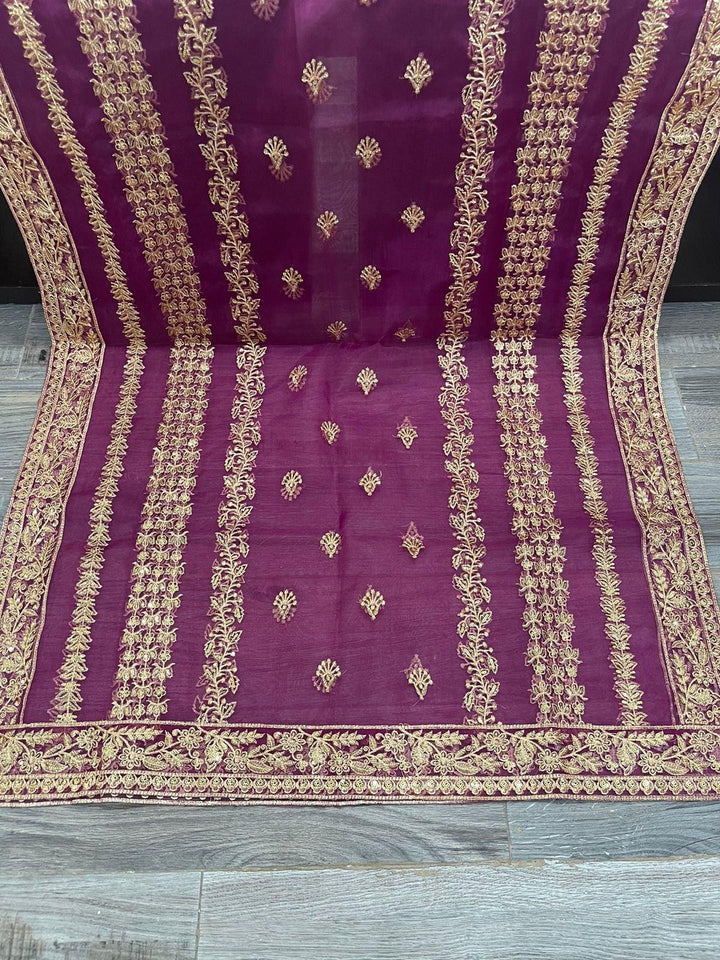 Kanwal Malik Organza Suit-Aarasta