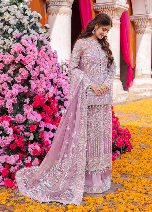 Kanwal Malik Organza Suit-Pink-Organza-Aarasta