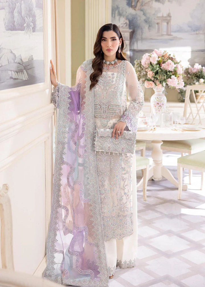Kanwal Malik Chiffon Suit-White-Chiffon-Aarasta