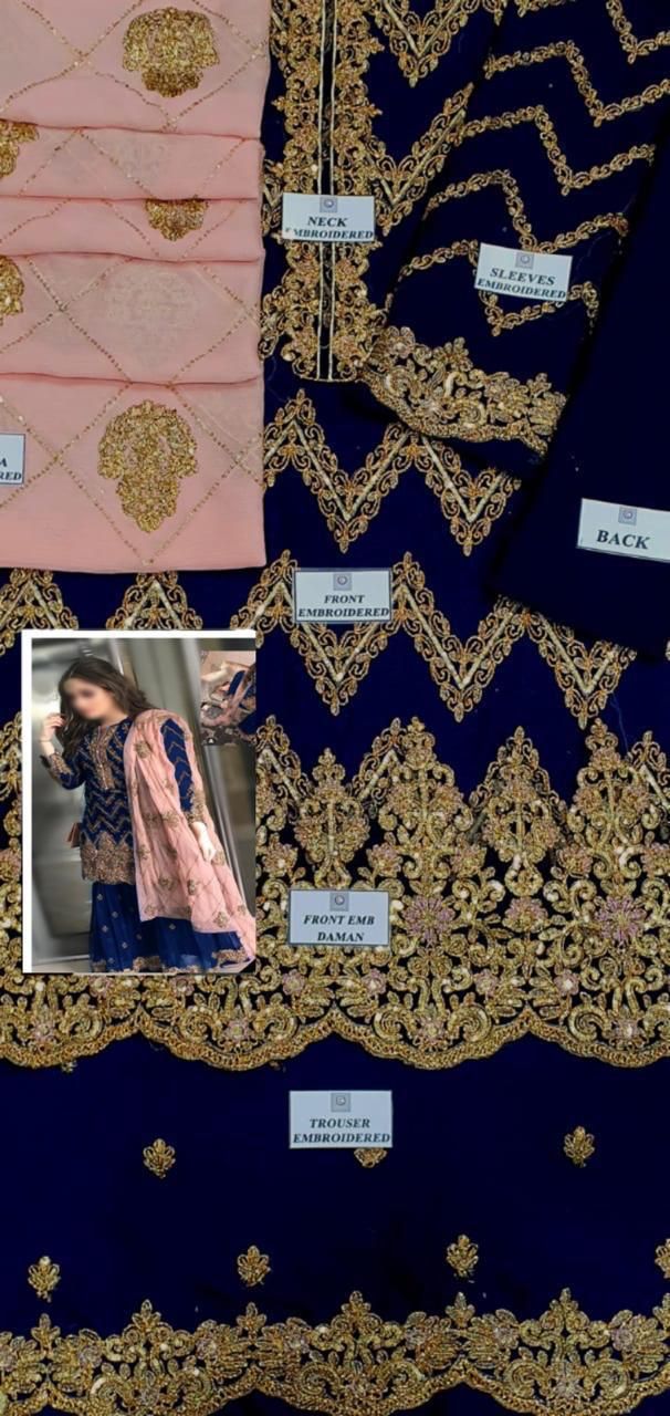 Party Wear Chiffon Suit-Aarasta