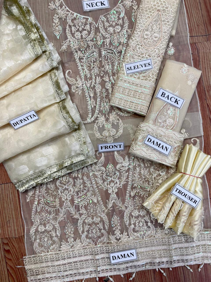 Laam Organza Suit-Aarasta