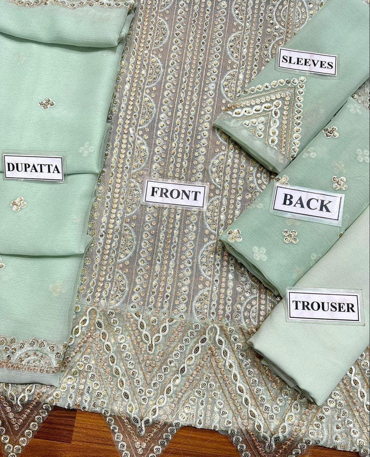 Laam Chiffon Suit-Aarasta