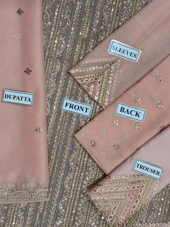 Laam Chiffon Suit-Aarasta