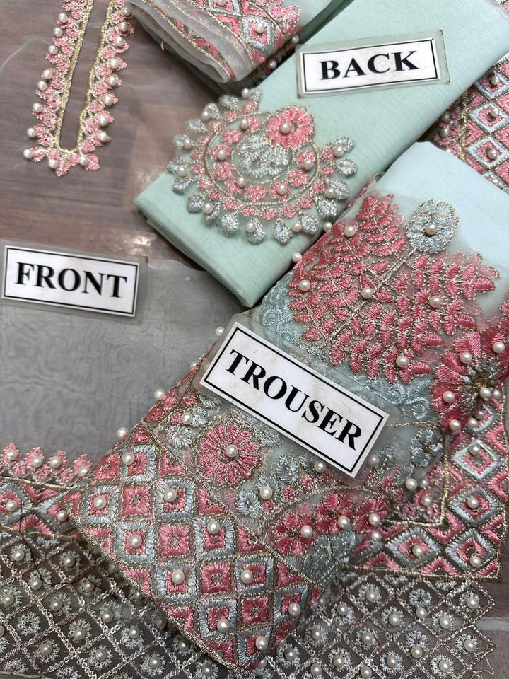 Laam Organza Suit-Aarasta