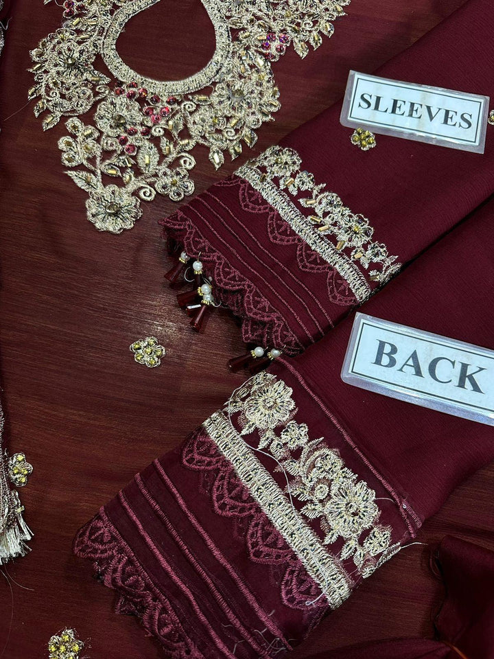 Laam Chiffon Suit-Aarasta