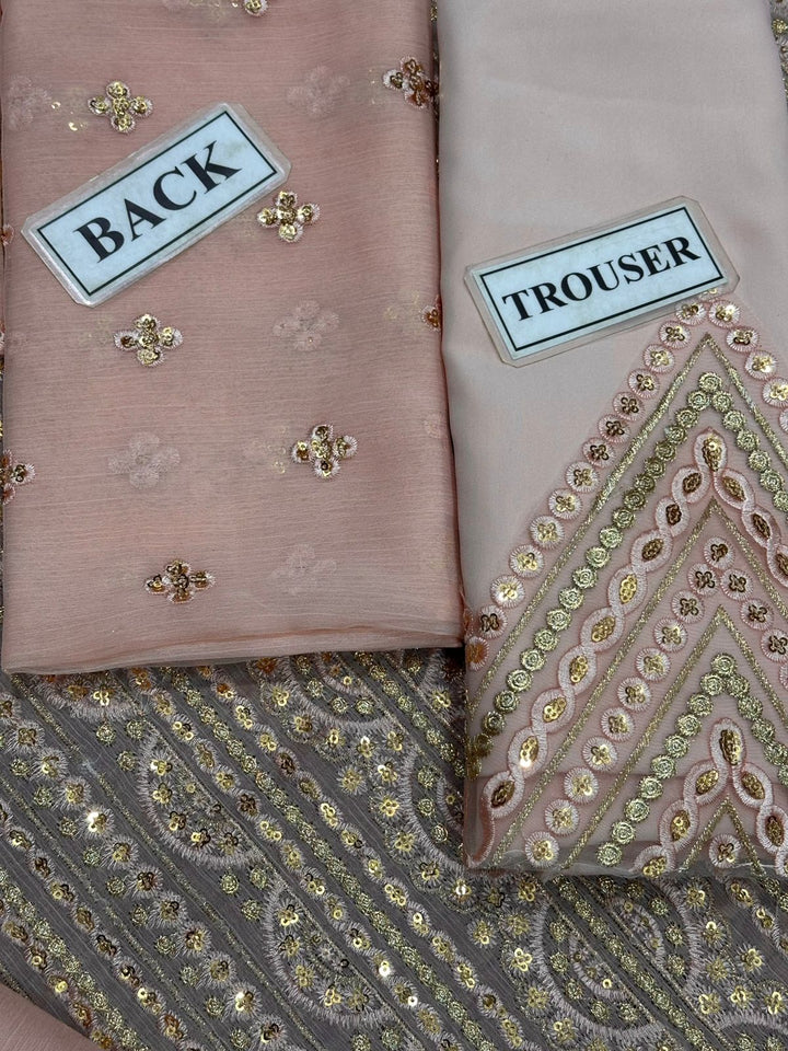 Laam Chiffon Suit-Aarasta