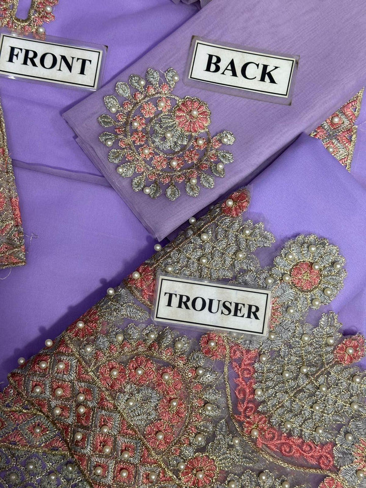 Laam Organza Suit-Aarasta