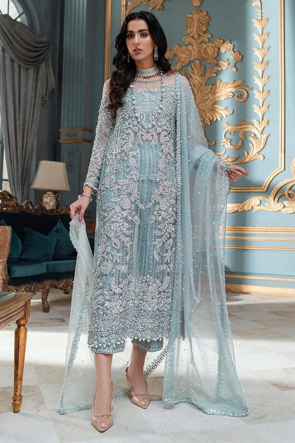 Laam Net Suit-Sky Blue-Net-Aarasta