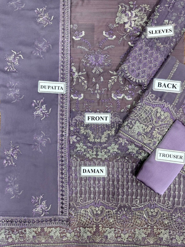 Laavish Chiffon Suit-Aarasta