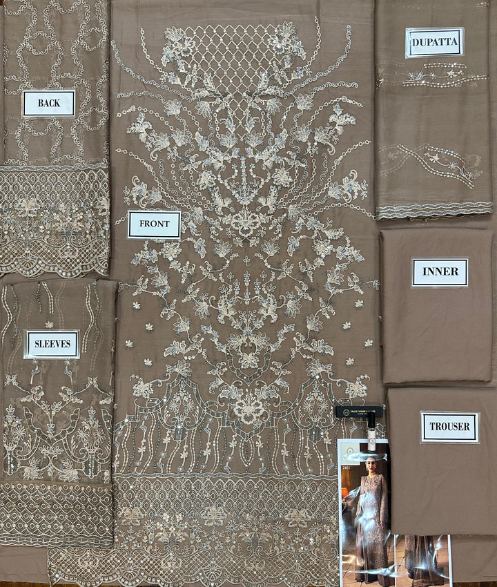 Laavish Chiffon Suit-Aarasta