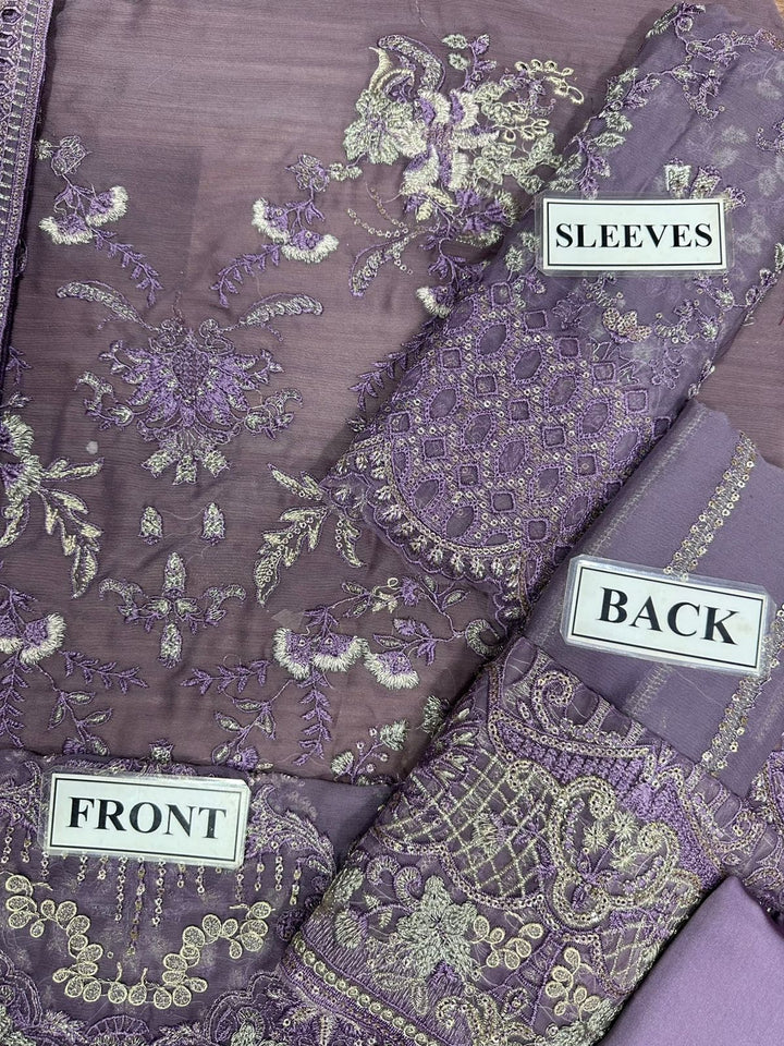 Laavish Chiffon Suit-Aarasta