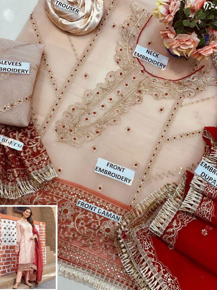 Lashkara Organza Suit-Aarasta