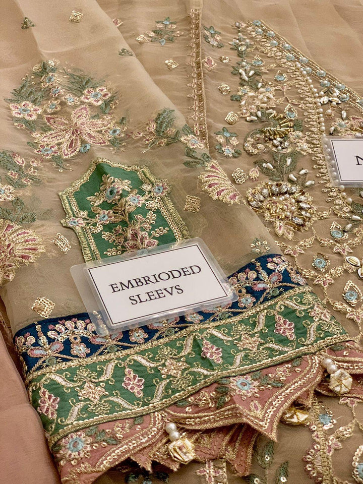 Baroque Organza Suit-Aarasta