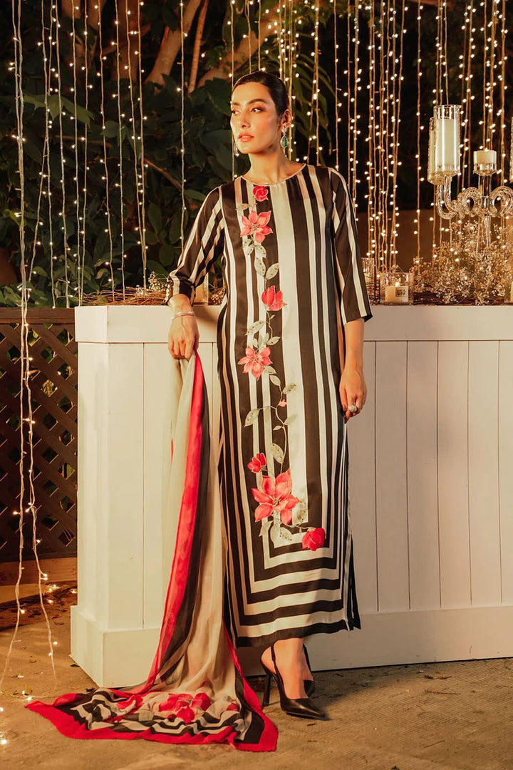 Lulusar Silk Suit-Black-Silk-Aarasta