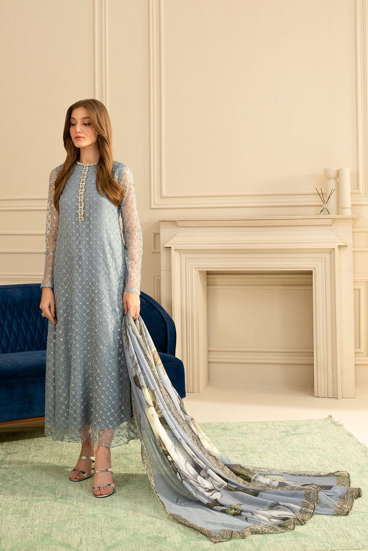 Lulusar Net Suit-Ferozi-Net-Aarasta