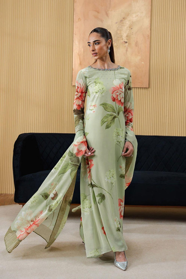 Lulusar Silk Suit-Green-Silk-Aarasta