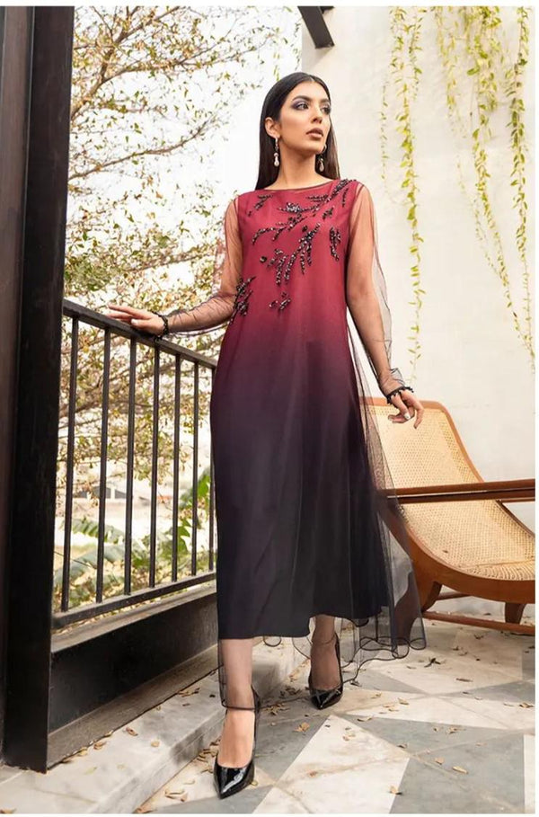 Lulusar Silk Suit-Maroon-Silk-Aarasta