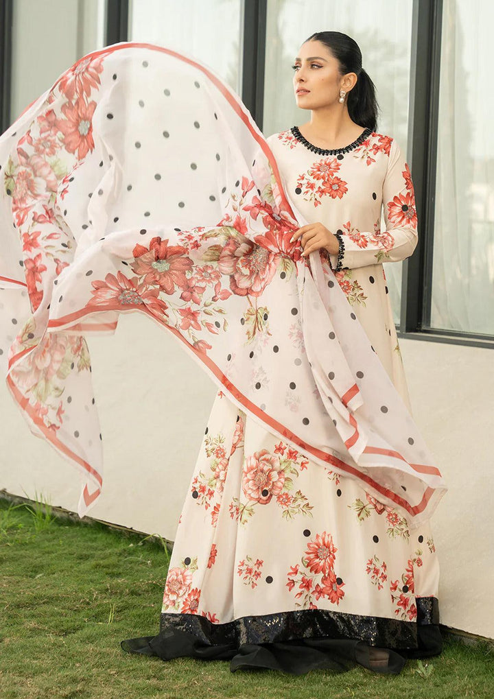 Lulusar Silk Suit-Off White-Silk-Aarasta