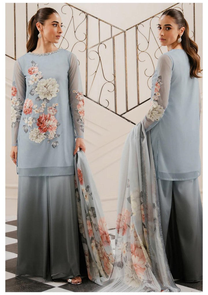 Lulusar Silk Suit-Sky Blue-Silk-Aarasta
