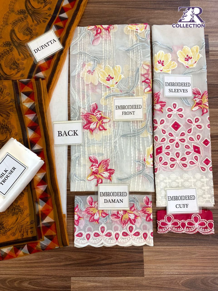 Manara Organza Suit-Aarasta