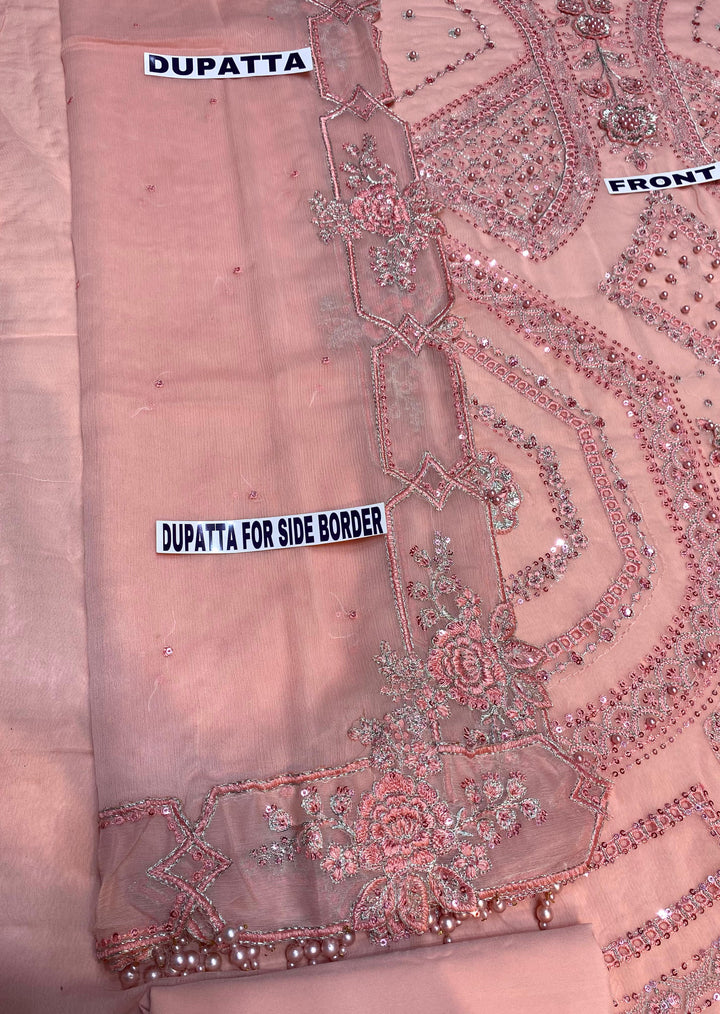 Maria B Chiffon Suit-Aarasta