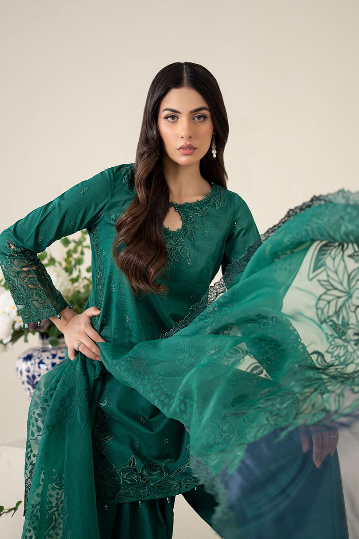 Maria B Silk Suit-Aarasta