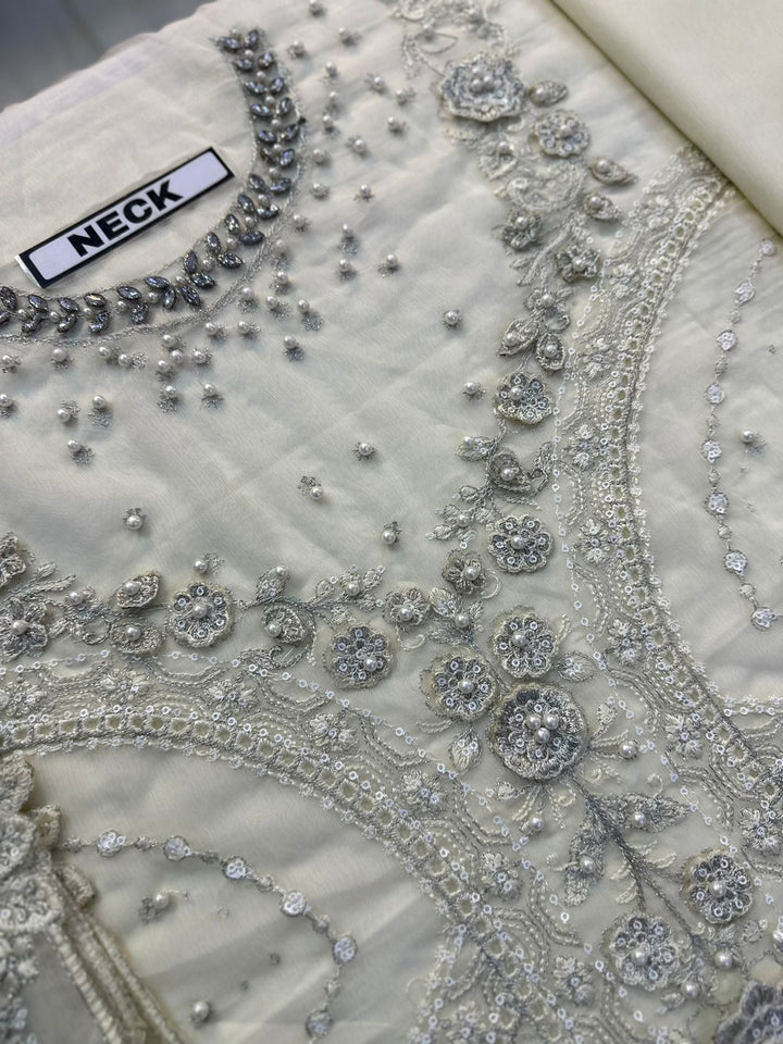 Maria B Chiffon Suit-Aarasta