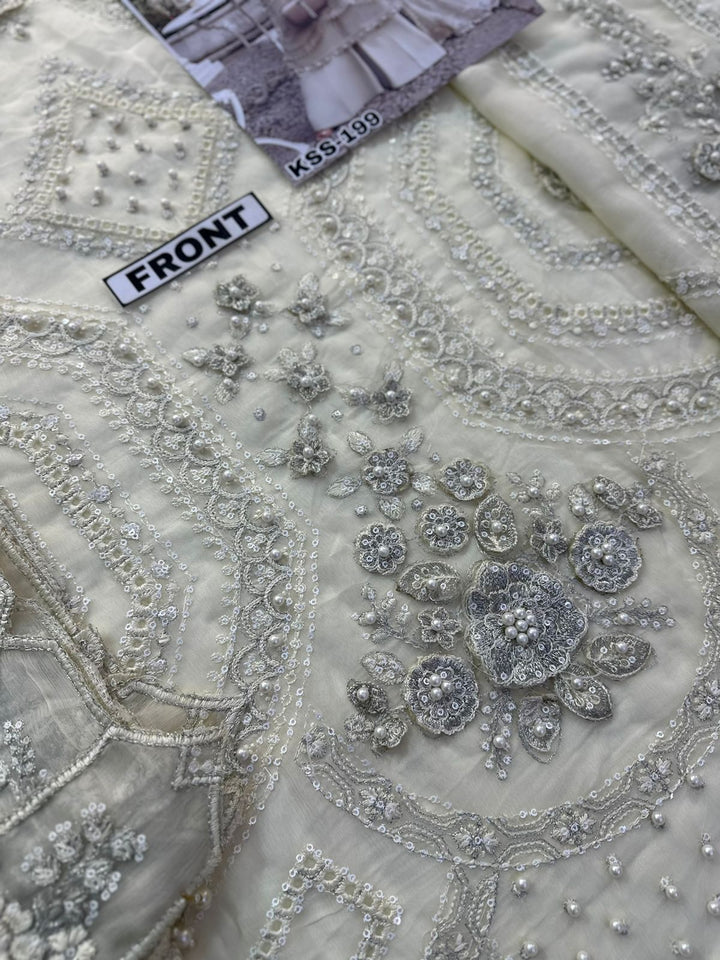 Maria B Chiffon Suit-Aarasta