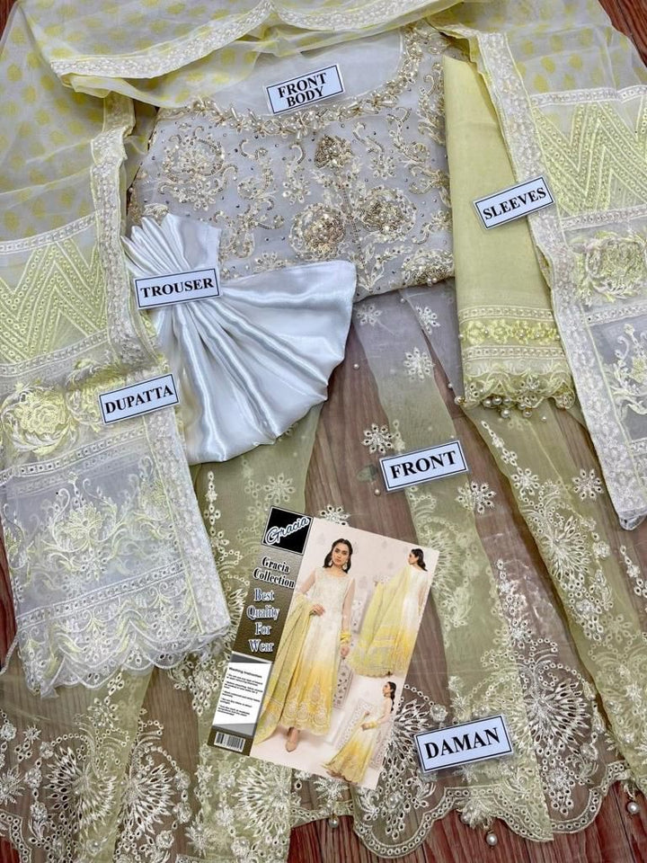 Maria B Organza Suit-Aarasta