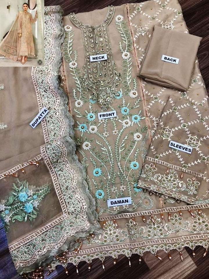 Maria B Chiffon Suit-Aarasta