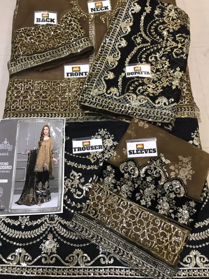 Maria B Organza Suit-Aarasta