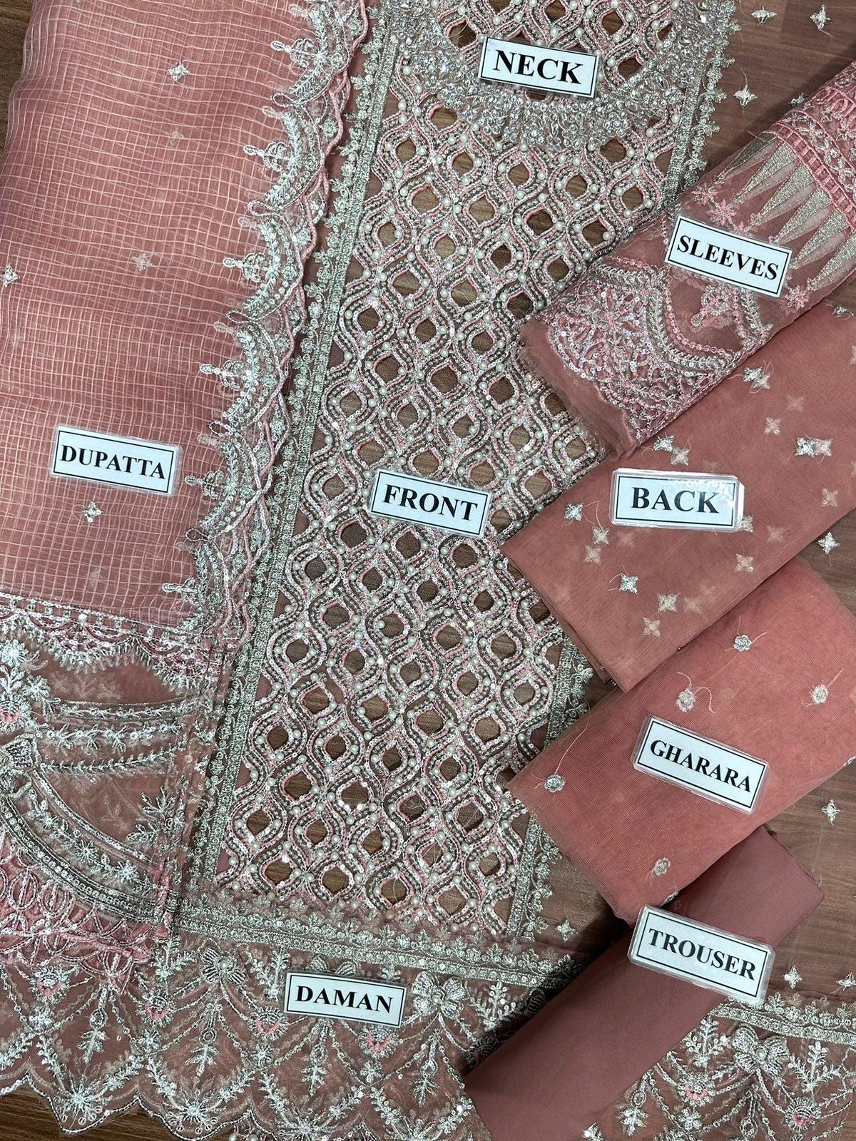 Maria B Organza Suit-Aarasta