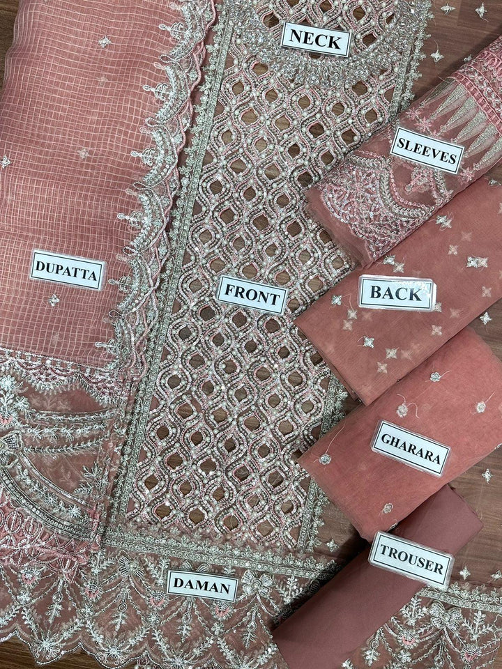 Maria B Organza Suit-Aarasta