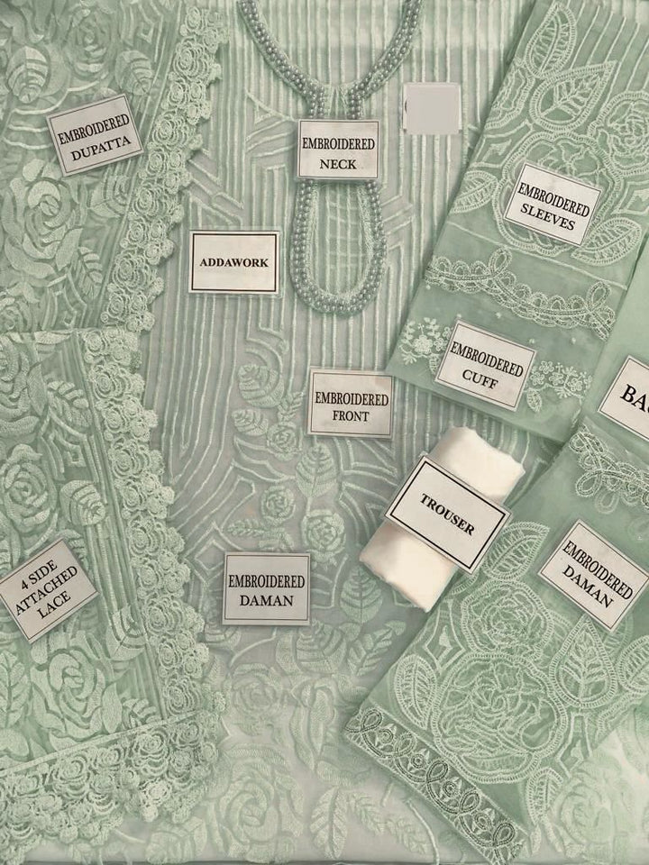 Maria B Organza Suit-Aarasta