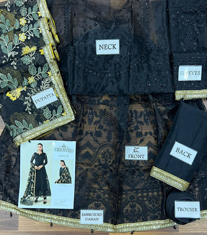 Maria B Organza Suit-Aarasta