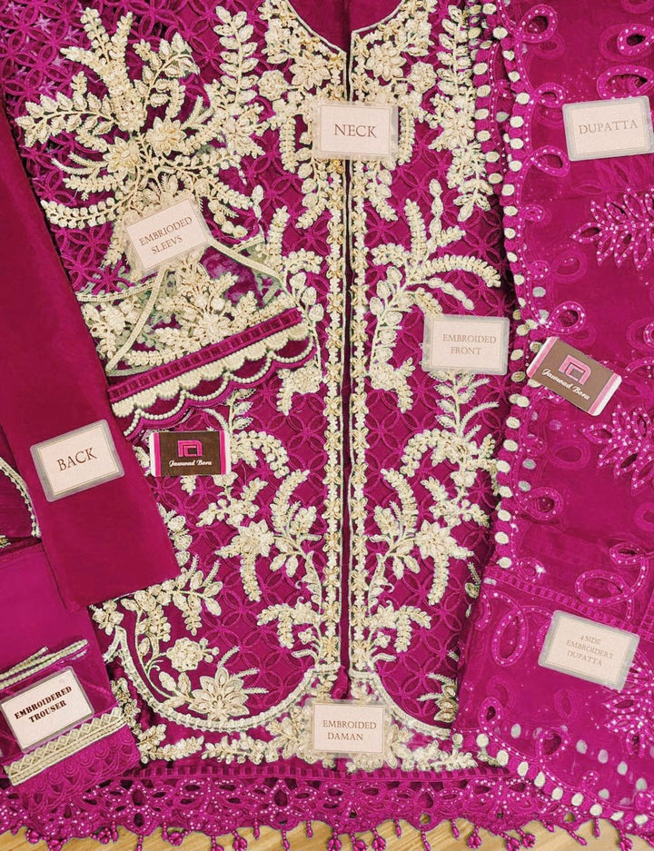 Maria B Organza Suit-Aarasta