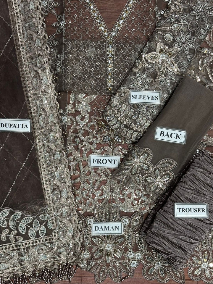 Maria B Organza Suit-Aarasta