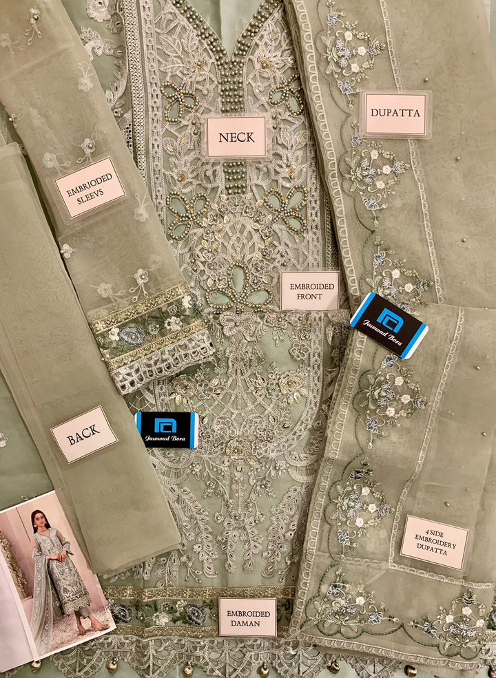 Maria B Organza Suit-Aarasta