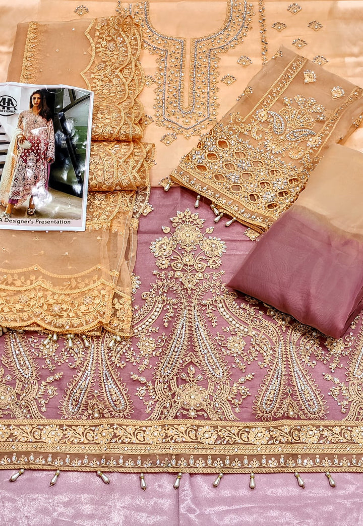 Maria B Organza Suit-Aarasta