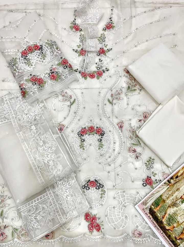 Maria B Organza Suit-Aarasta