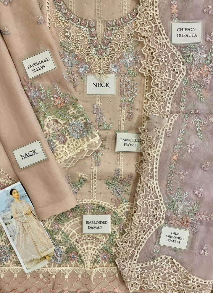 Maria B Chiffon Suit-Aarasta