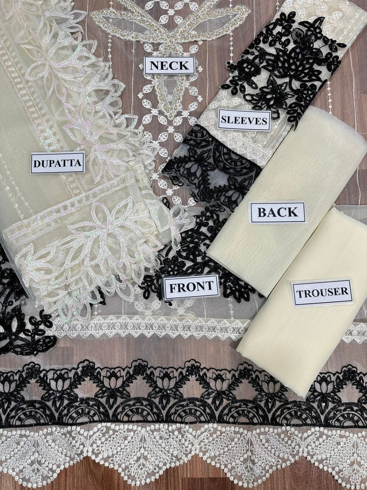 Maria B Organza Suit-Aarasta